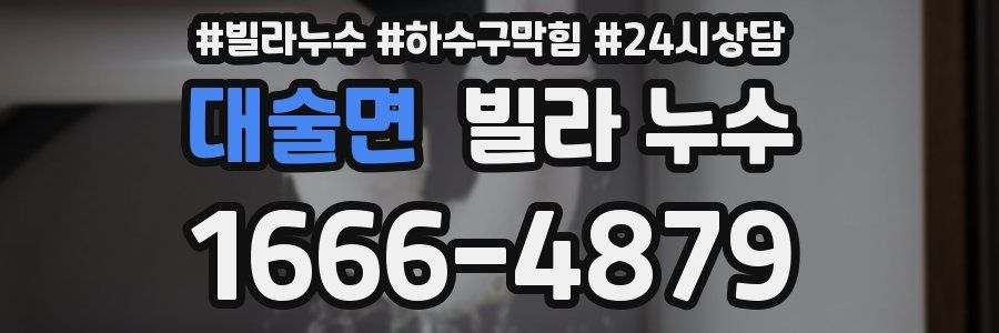 대술면 빌라 누수