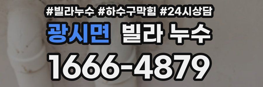 광시면 빌라 누수