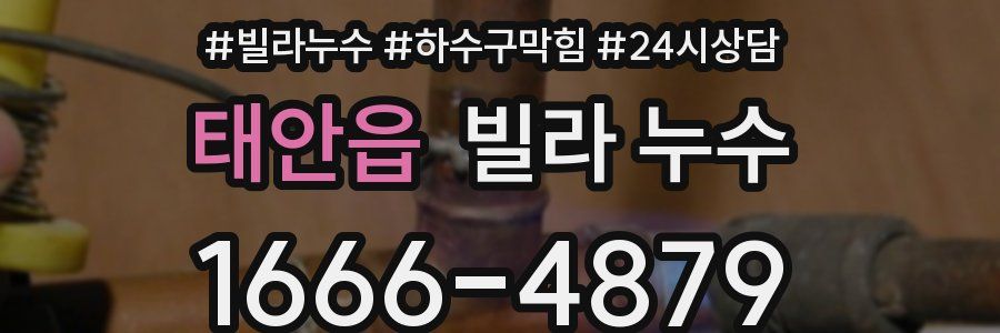 태안읍 빌라 누수