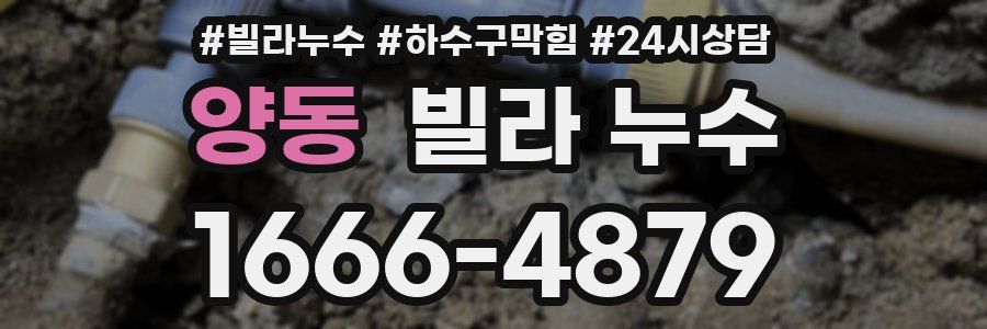 양동 빌라 누수