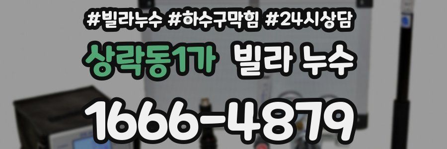 상락동1가 빌라 누수