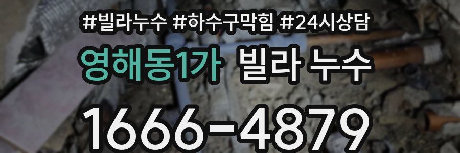 영해동1가 빌라 누수