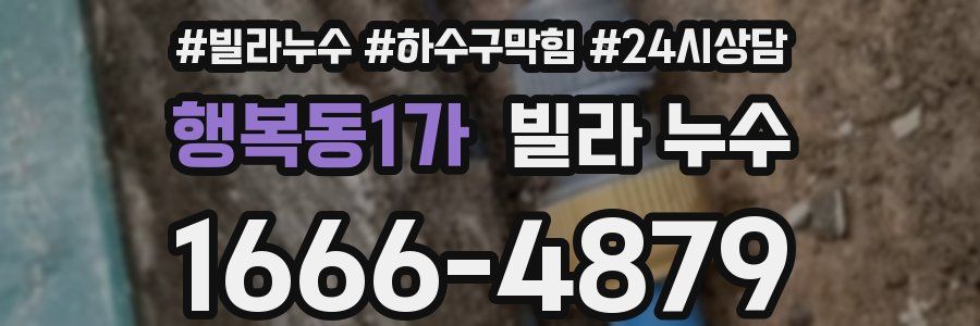 행복동1가 빌라 누수