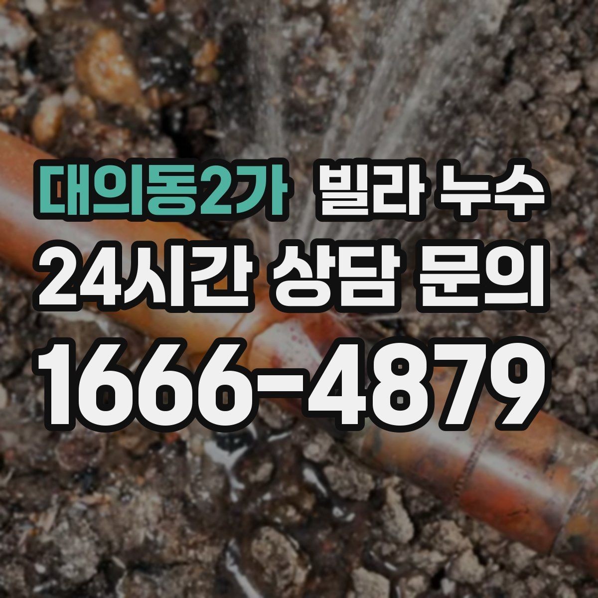 대의동2가 빌라 누수 변기 주변 물고임이 계속된다면