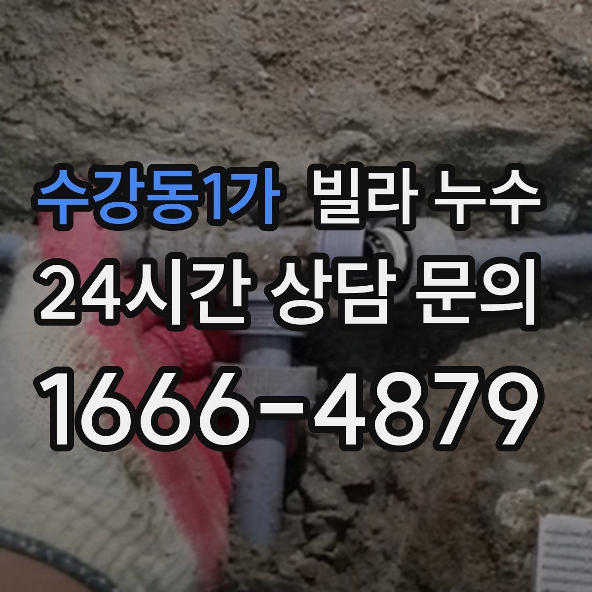 수강동1가 빌라 누수 페인트로 가려도 다시 번지는 얼룩의 정체