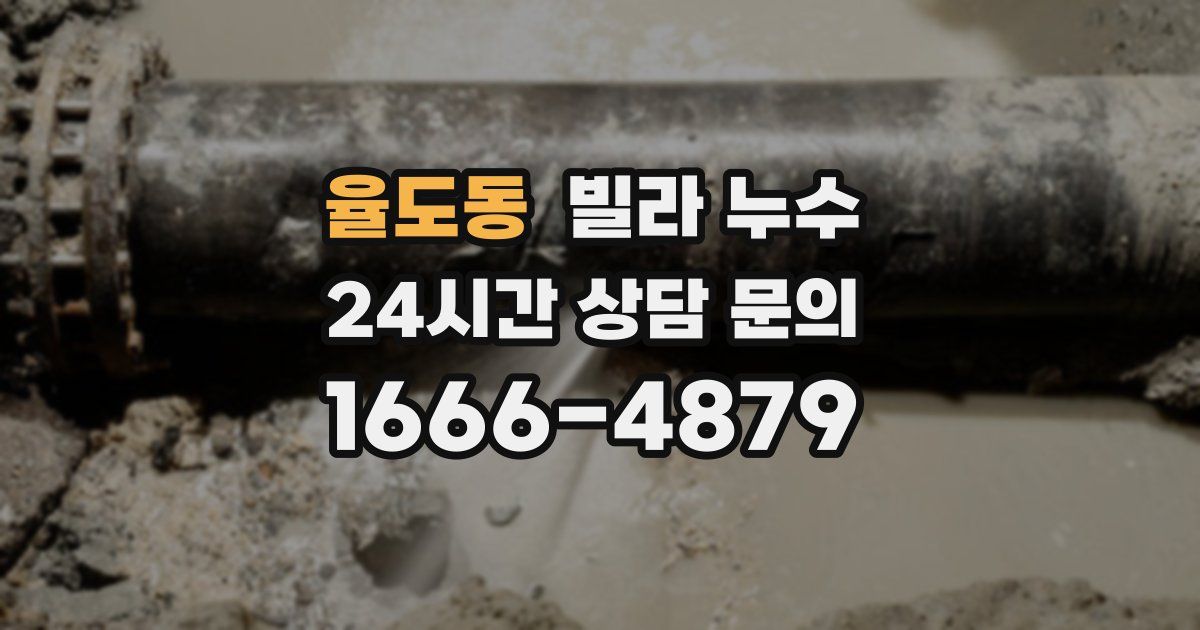 율도동 빌라 누수