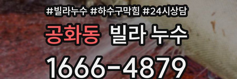 공화동 빌라 누수