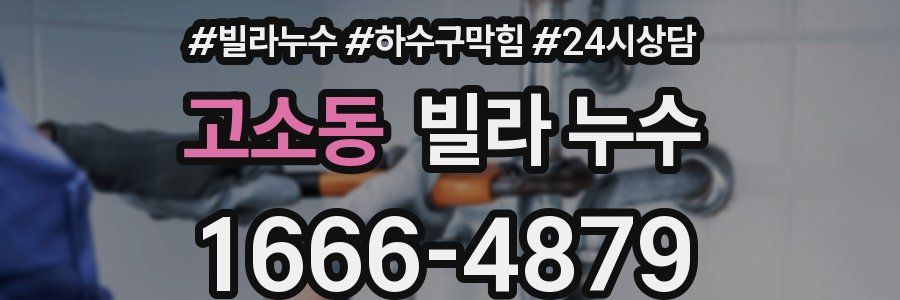 고소동 빌라 누수