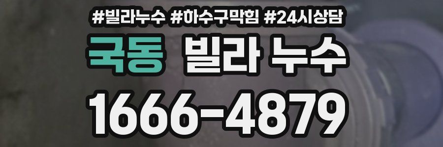 국동 빌라 누수