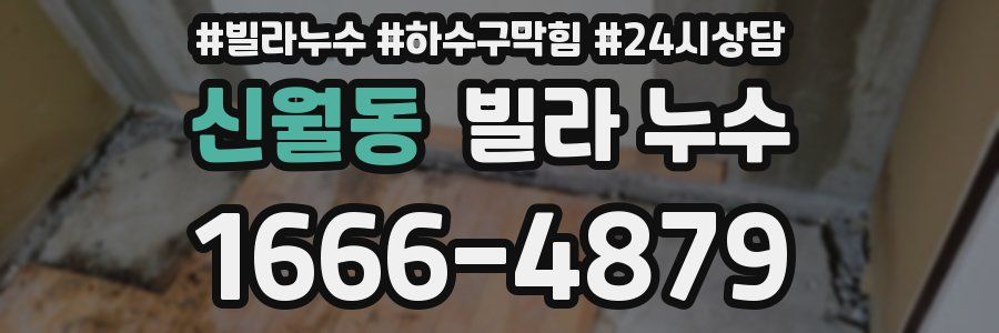 신월동 빌라 누수