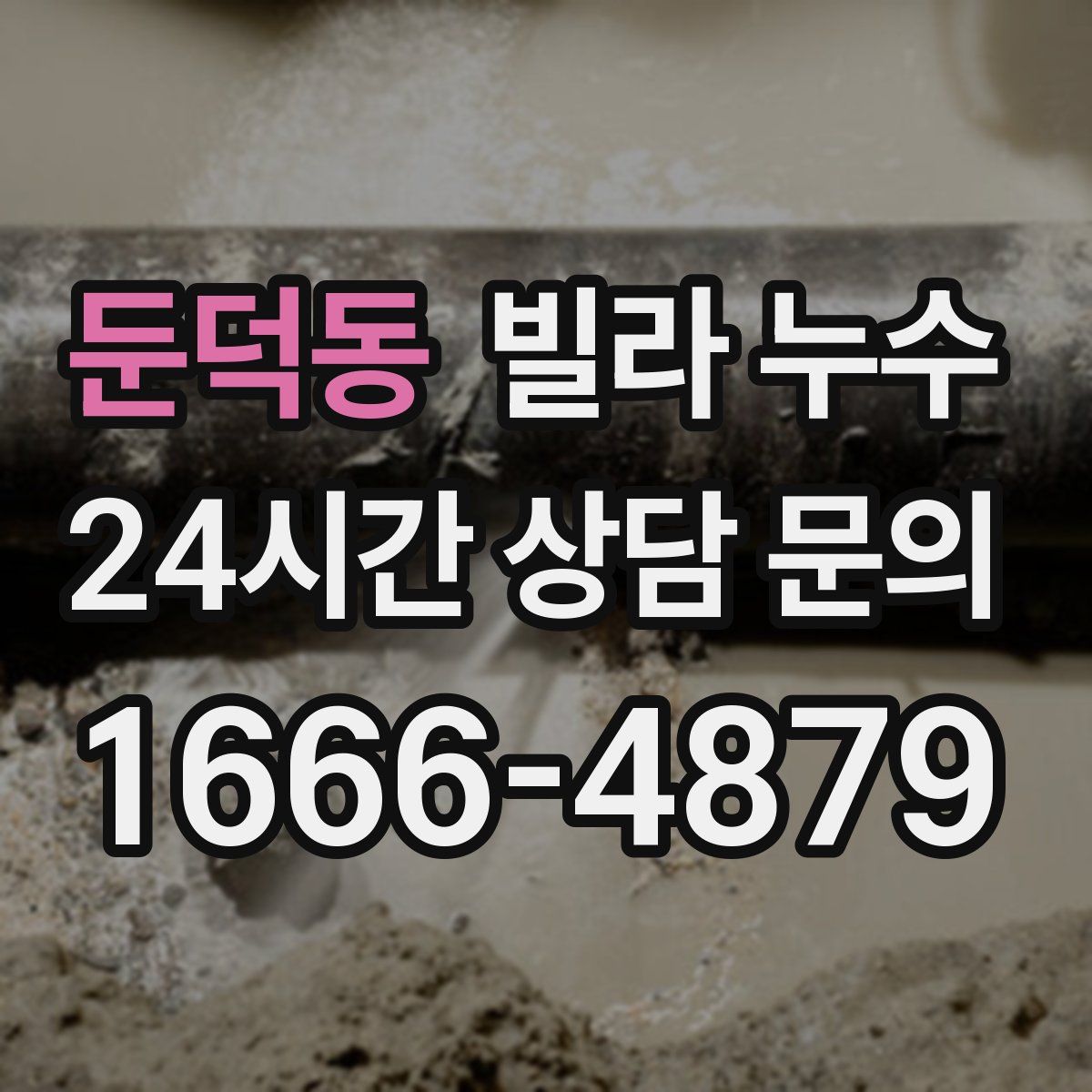 둔덕동 빌라 누수