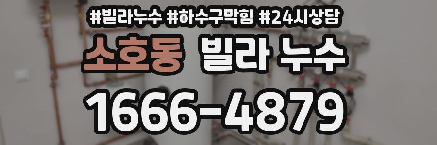 소호동 빌라 누수