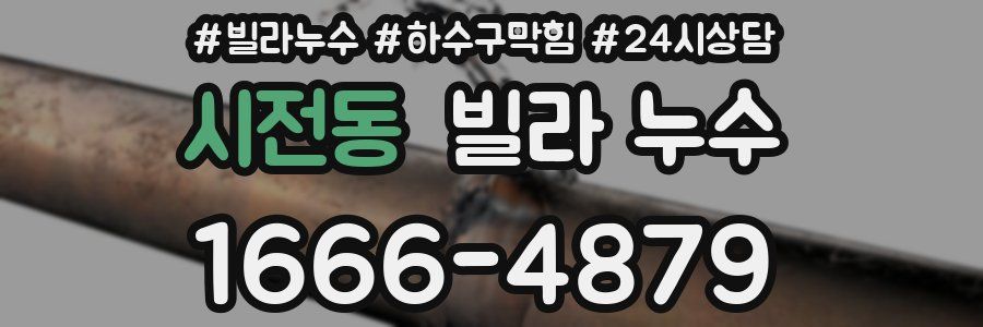 시전동 빌라 누수