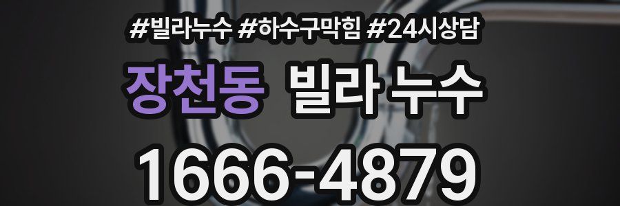 장천동 빌라 누수