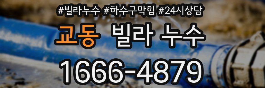 교동 빌라 누수