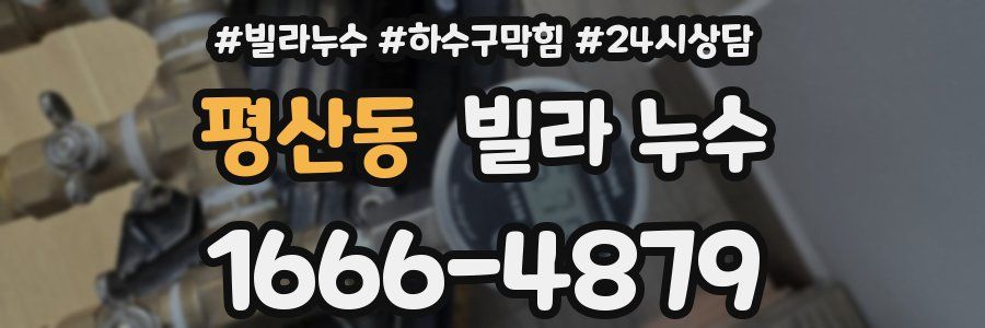 평산동 빌라 누수