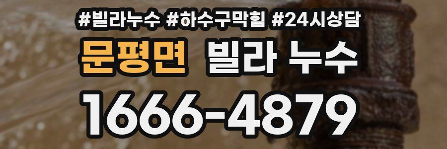 문평면 빌라 누수