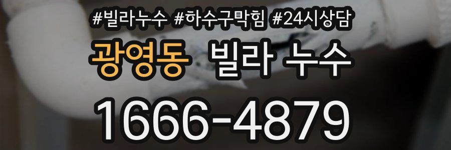 광영동 빌라 누수