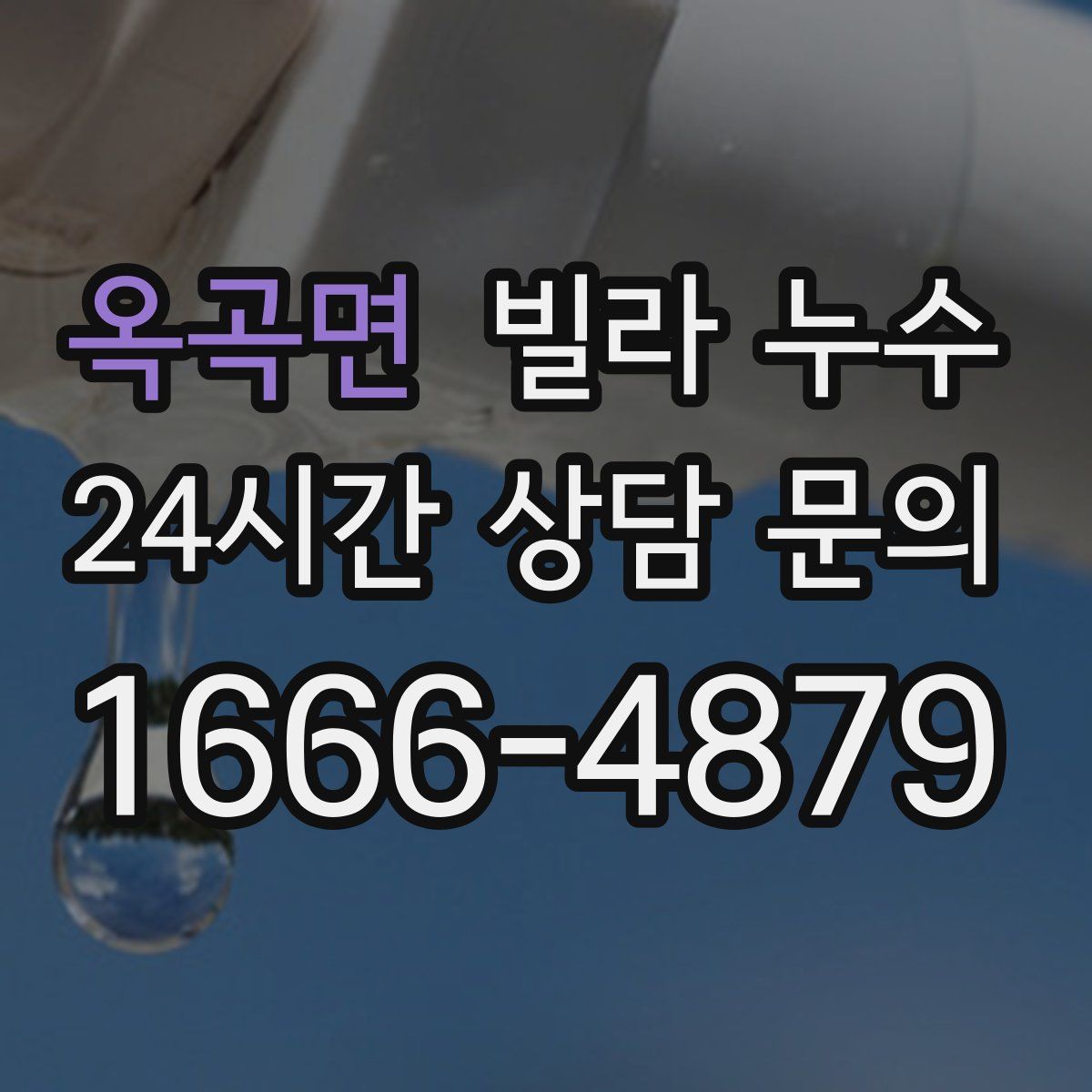 옥곡면 빌라 누수