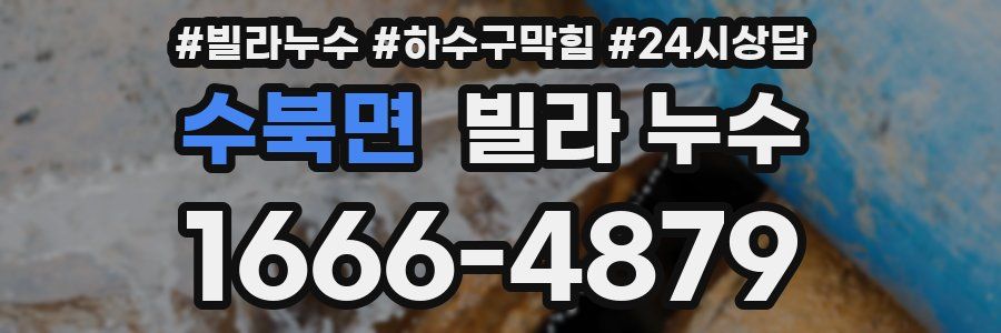 수북면 빌라 누수