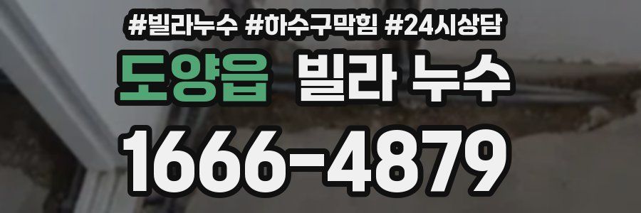 도양읍 빌라 누수