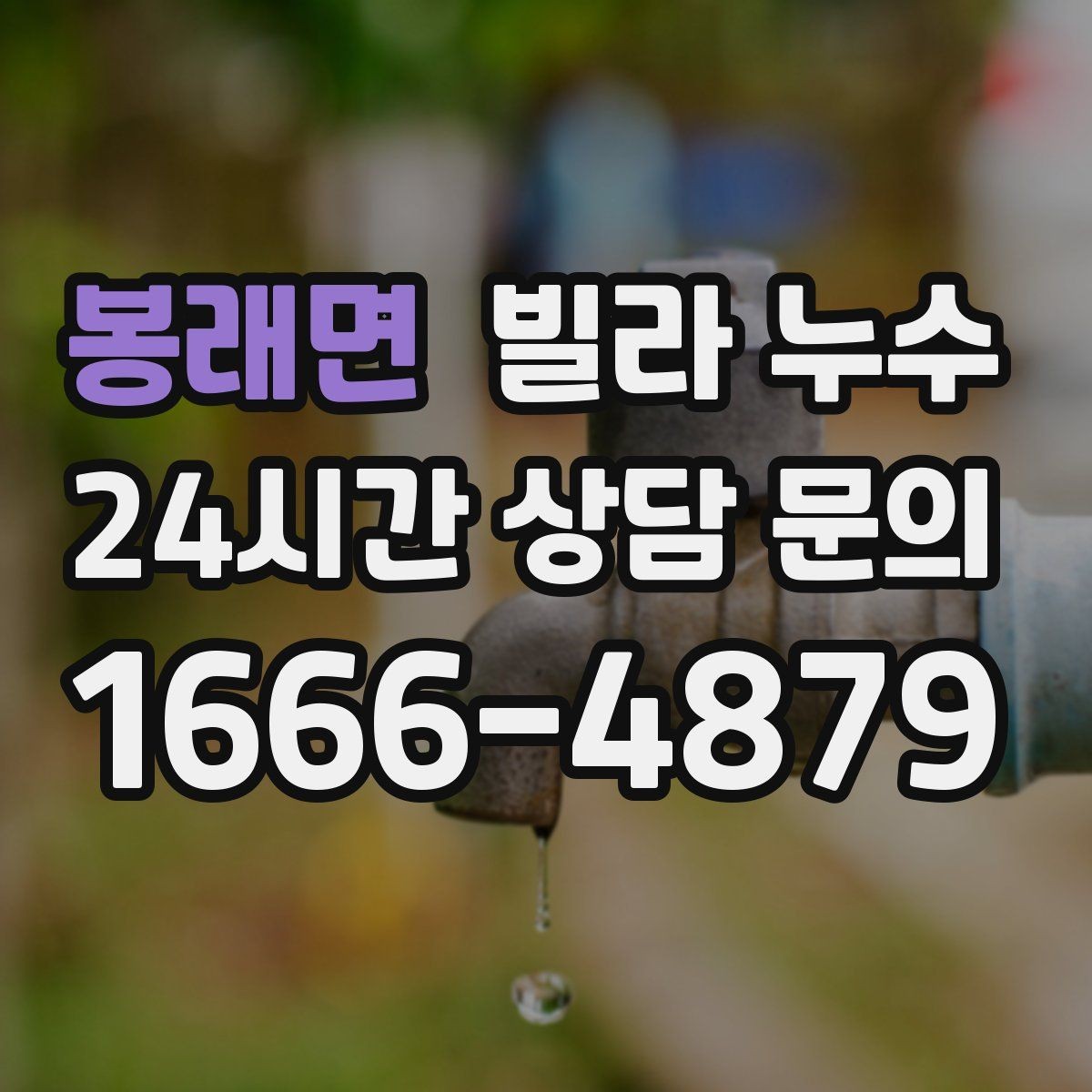 봉래면 빌라 누수 벽 뒤편 곰팡이가 반복되면 누수 의심