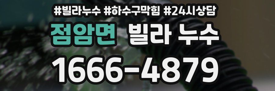 점암면 빌라 누수