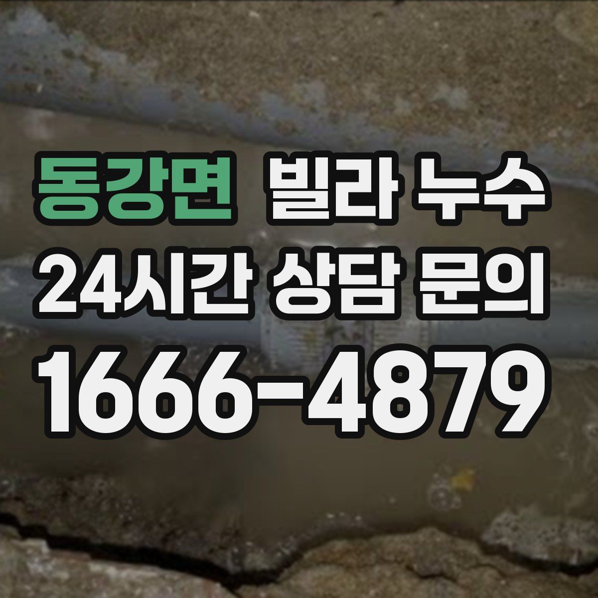 동강면 빌라 누수