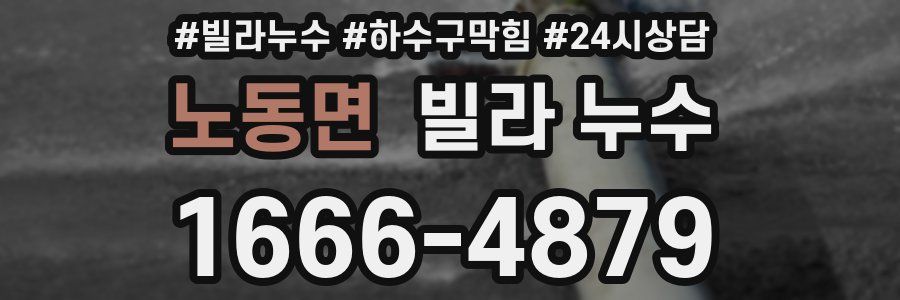 노동면 빌라 누수