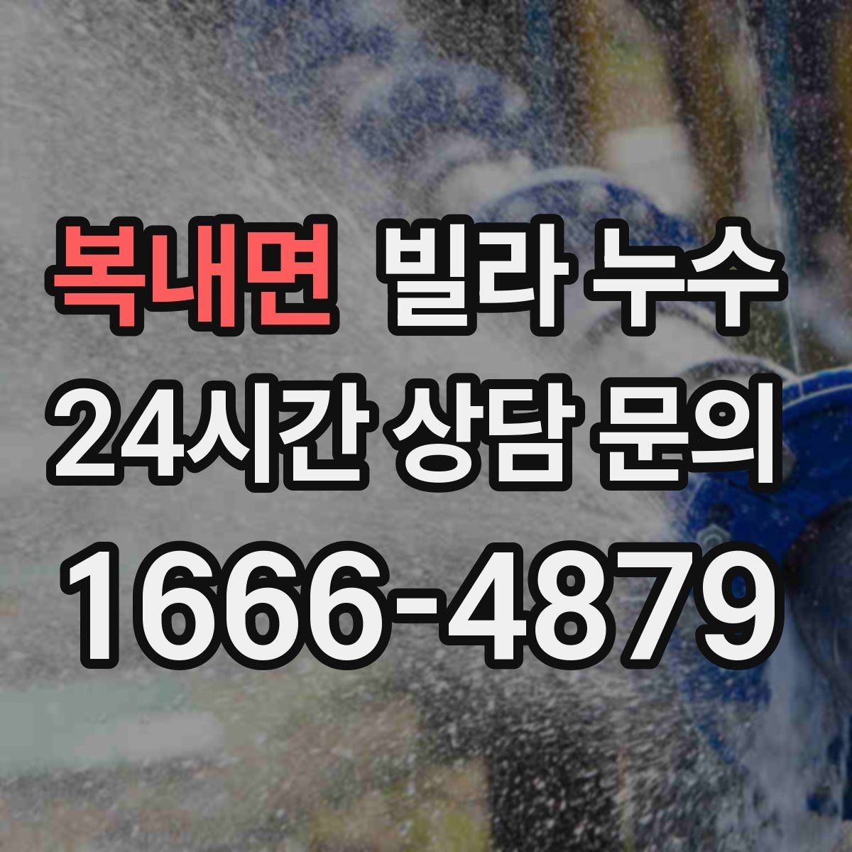 복내면 빌라 누수 공동 배관 문제일 때 증상이 나타나는 방식
