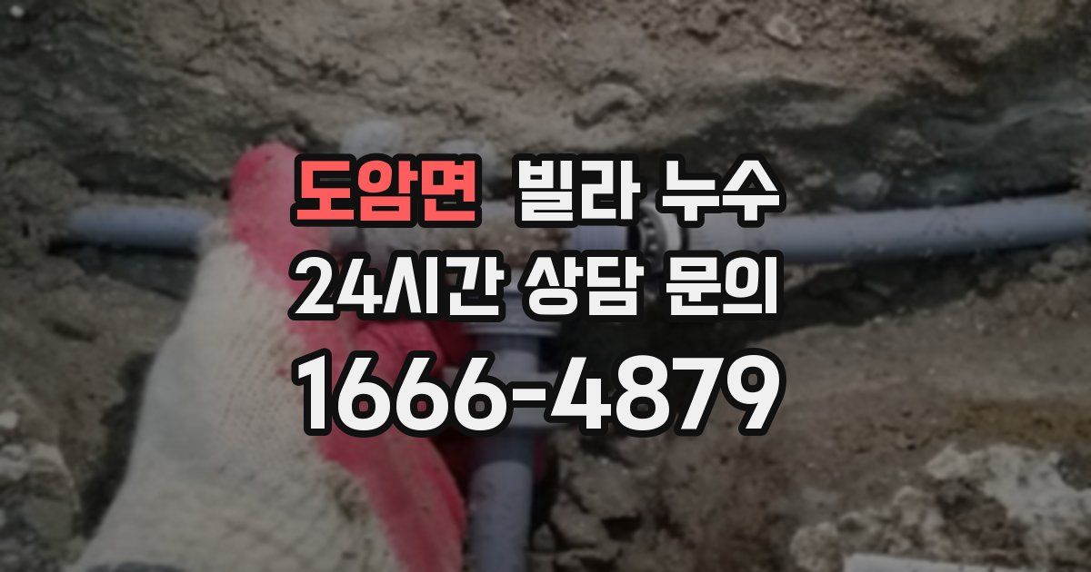 도암면 빌라 누수