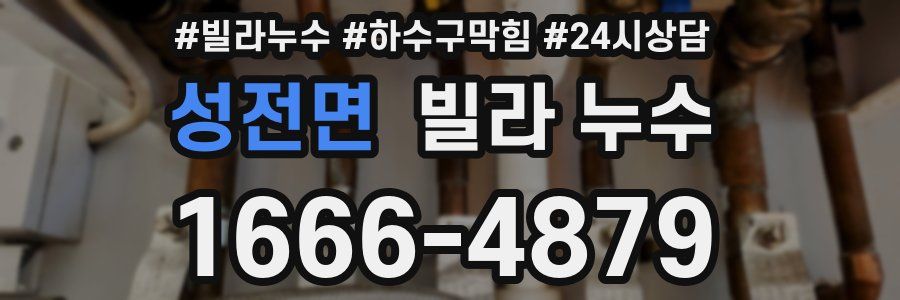 성전면 빌라 누수