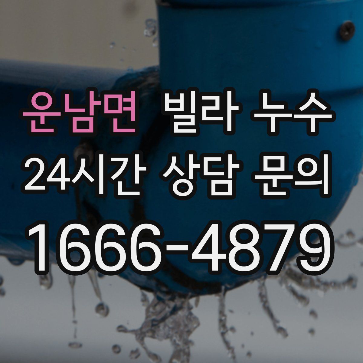 운남면 빌라 누수