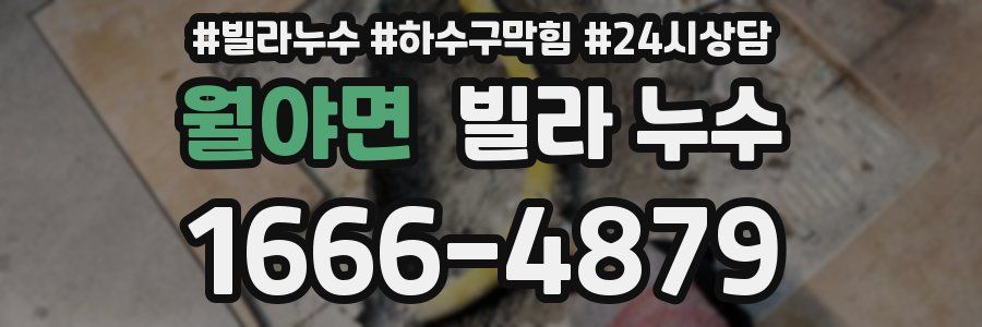 월야면 빌라 누수