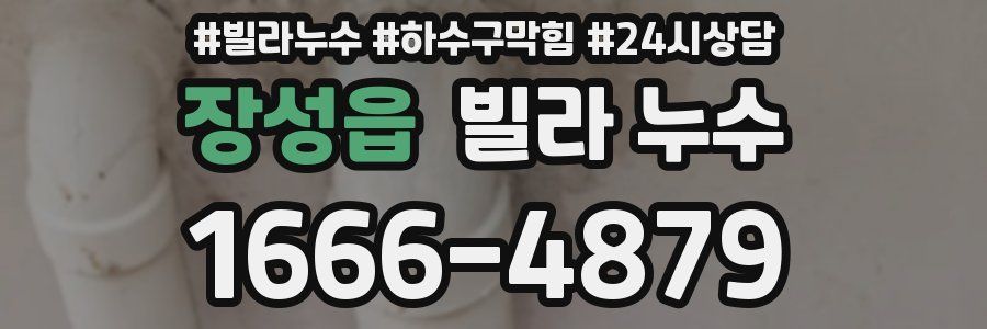 장성읍 빌라 누수