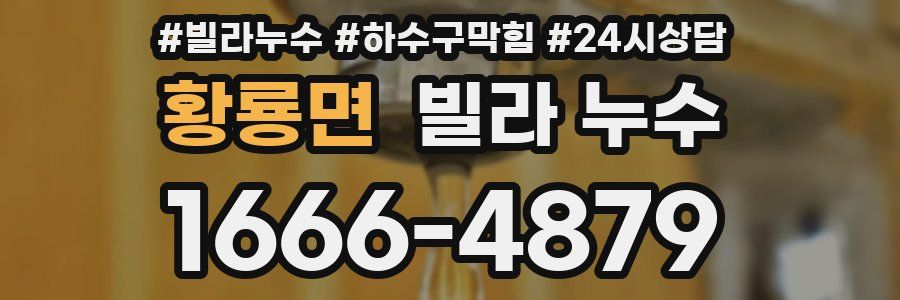 황룡면 빌라 누수