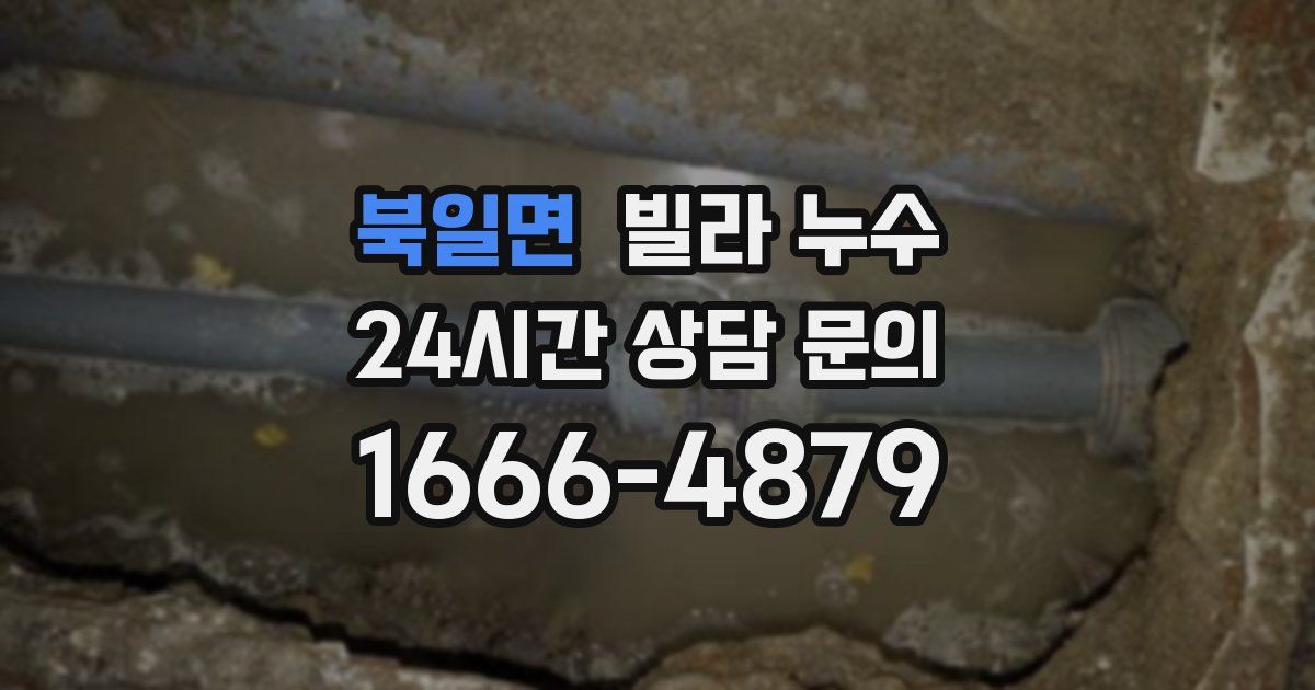 북일면 빌라 누수