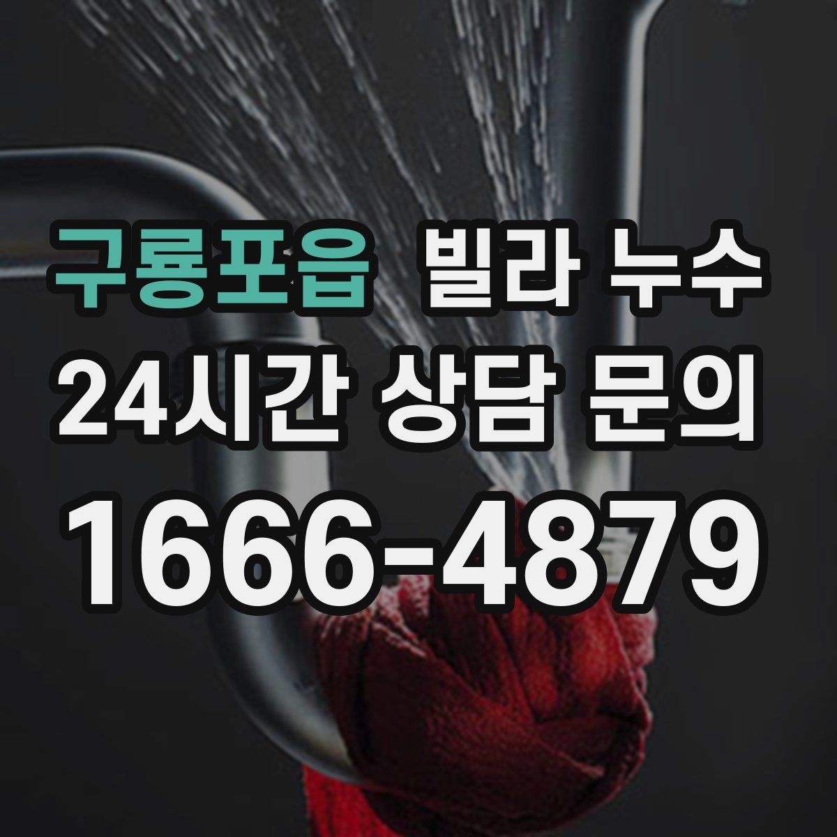 구룡포읍 빌라 누수 변기 주변 물고임이 계속된다면