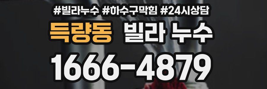 득량동 빌라 누수