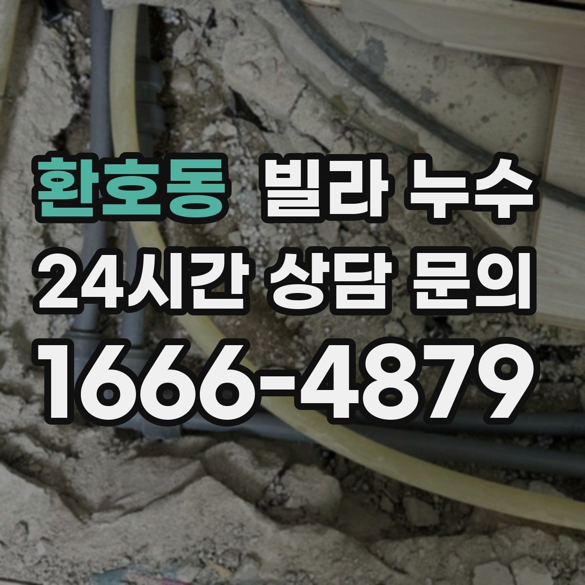 환호동 빌라 누수 샤워 후 아래층에서 물소리가 들린다고 하면