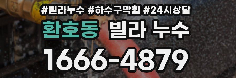 환호동 빌라 누수