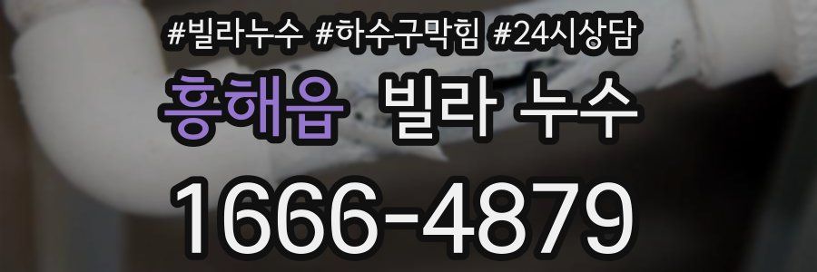 흥해읍 빌라 누수