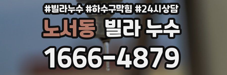 노서동 빌라 누수