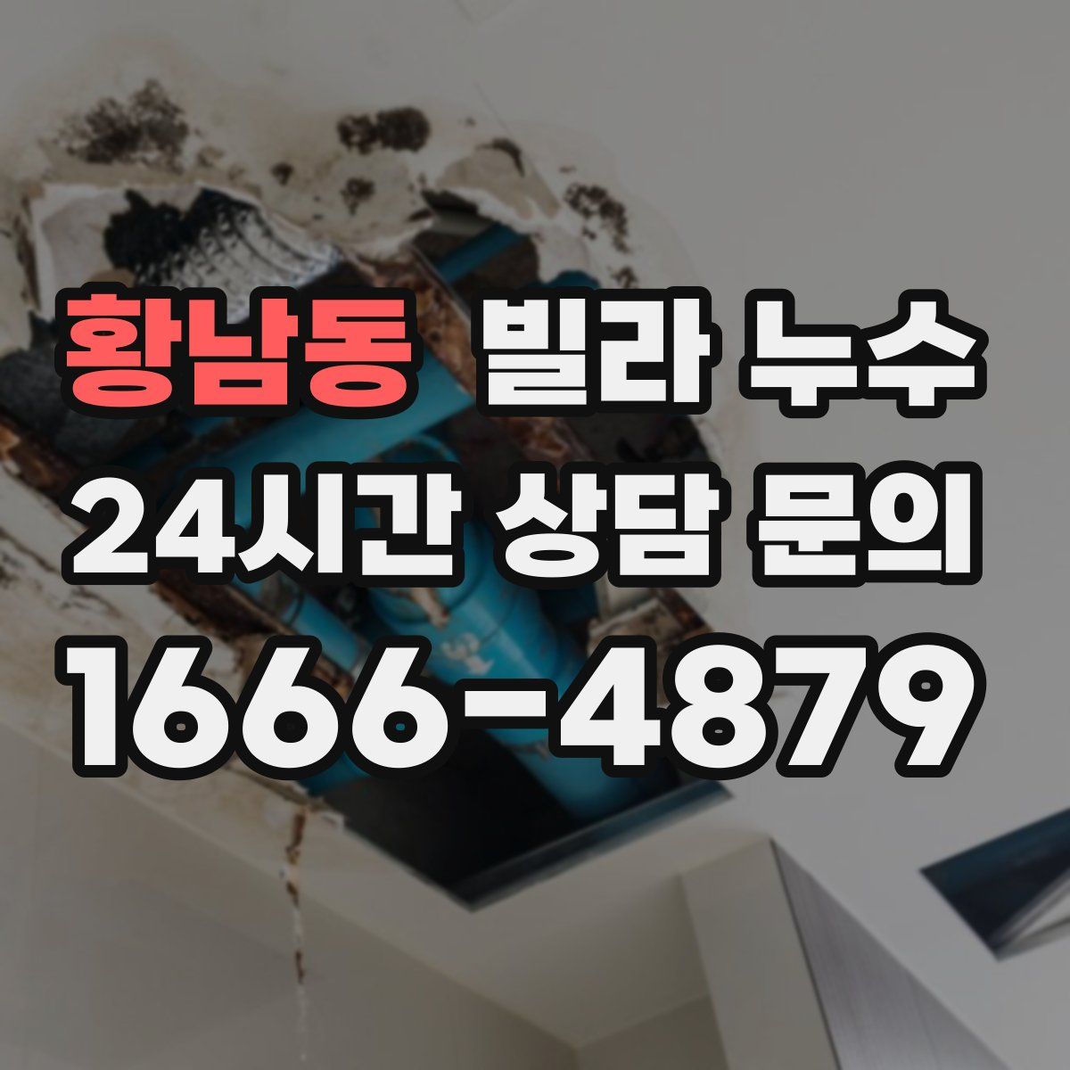 황남동 빌라 누수