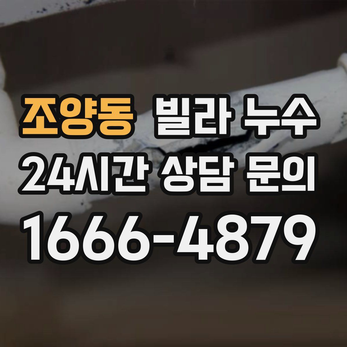 조양동 빌라 누수