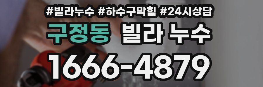 구정동 빌라 누수