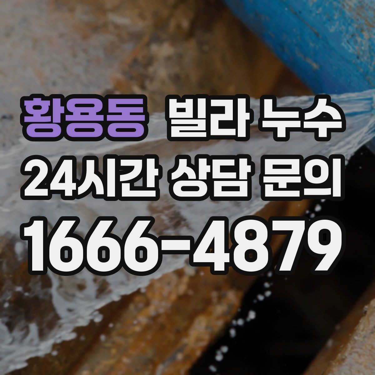 황용동 빌라 누수 곰팡이 냄새가 심해졌다면 누수 가능성