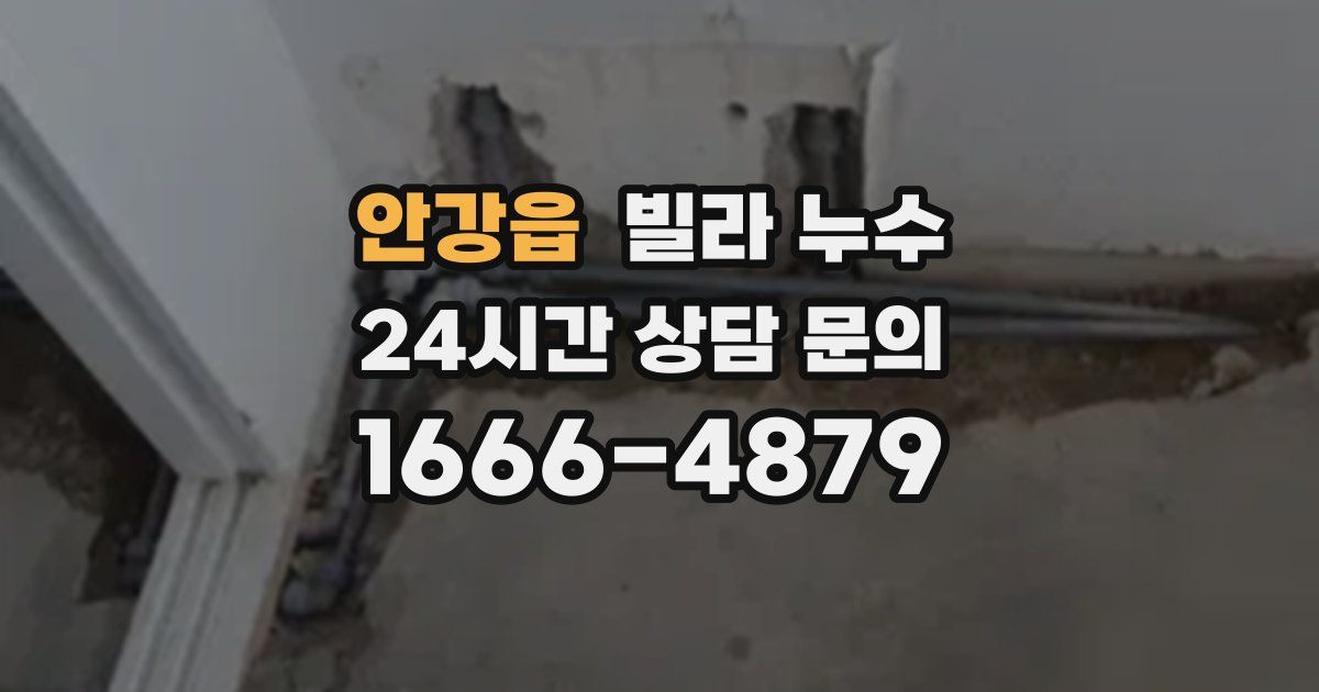 안강읍 빌라 누수