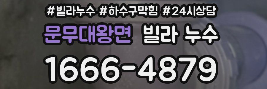 문무대왕면 빌라 누수