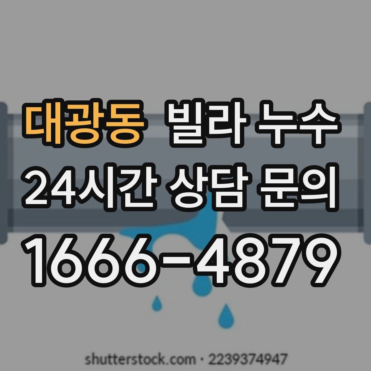 대광동 빌라 누수